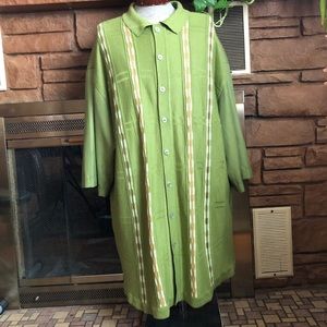 Michael Irvin 88 Short Sleeve Button Down Shirt Sweater 5XL